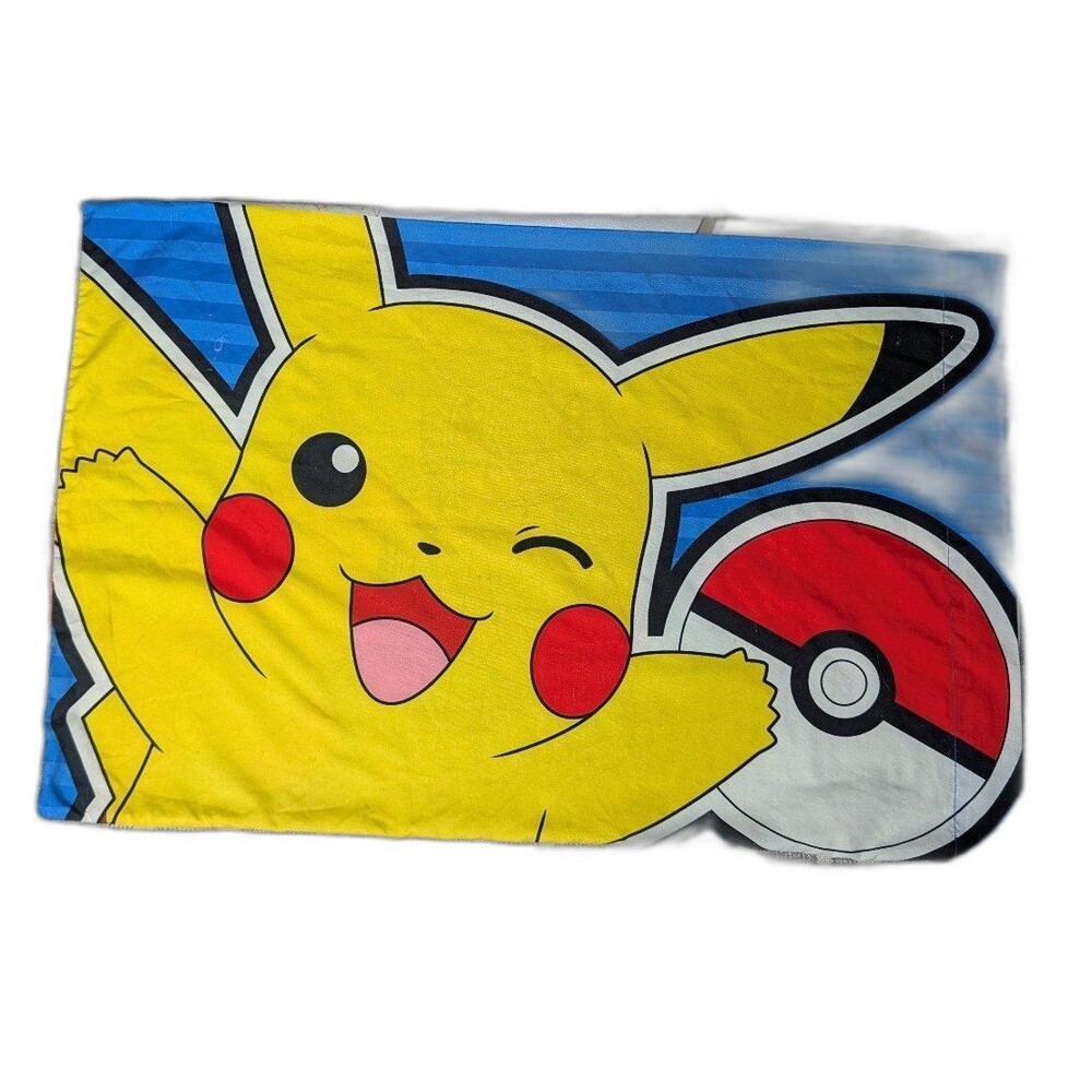 Double Sided Pokemon Battle Squad Pillowcase Pikachu Standard Size